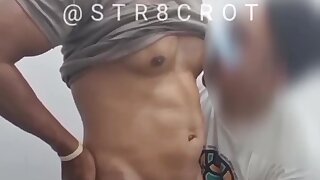 Lokal indonesia satpam muscle (short)
