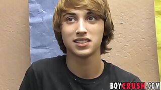 Big dick twink Brett Starr milking hard cock for hot cumshot