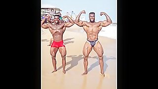 Beach Posing Muscle