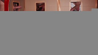 A New Joiner Showered with Cum  Johnny Ford, Trevor Brooks, Spikey Dee and Shadow