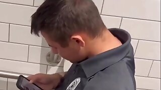 Officer jerking off