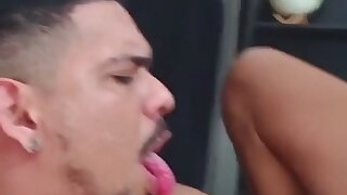 He got hit with a rain of cum