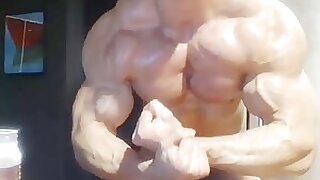 Super most muscular grunting muscle monster