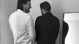 Bathroom swordfight