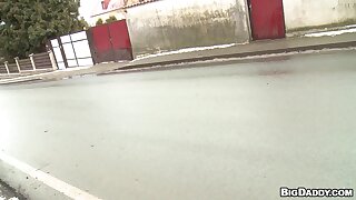 Two Sexy Hunks Fuck Outdoors For Money