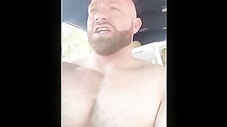 Hairy Bald Meathead Bodybuilder