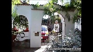 Gay Poolside Cock Sucking