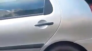 Caught getting dick sucked in the car.