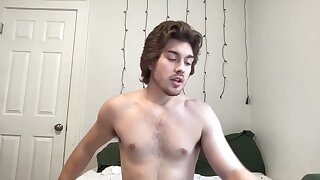 He shows off his big ass and shows off that hairy pink ass hole