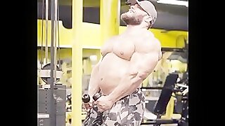 🔥Musclebull shirtless workout💪 beefymuscle.com
