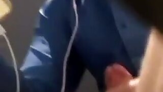 College dude caught jerking in library bathroom