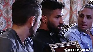 Adam Ramzi Fucked Dante Colle In 3way Hardcore
