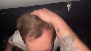 Young Slovak faggot sucking and gagging on a dick
